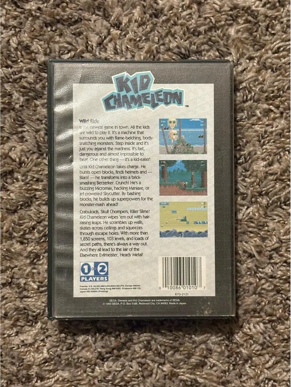Kid Chameleon for Sega Genesis